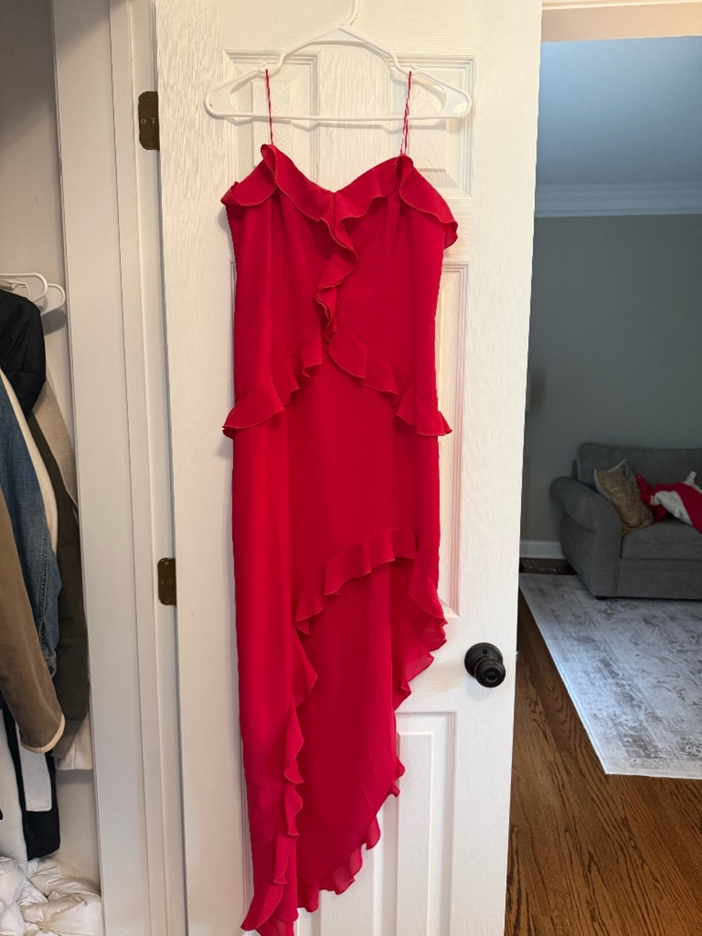 Revolve Amanda Uprichard Anessa Gown in Kiss